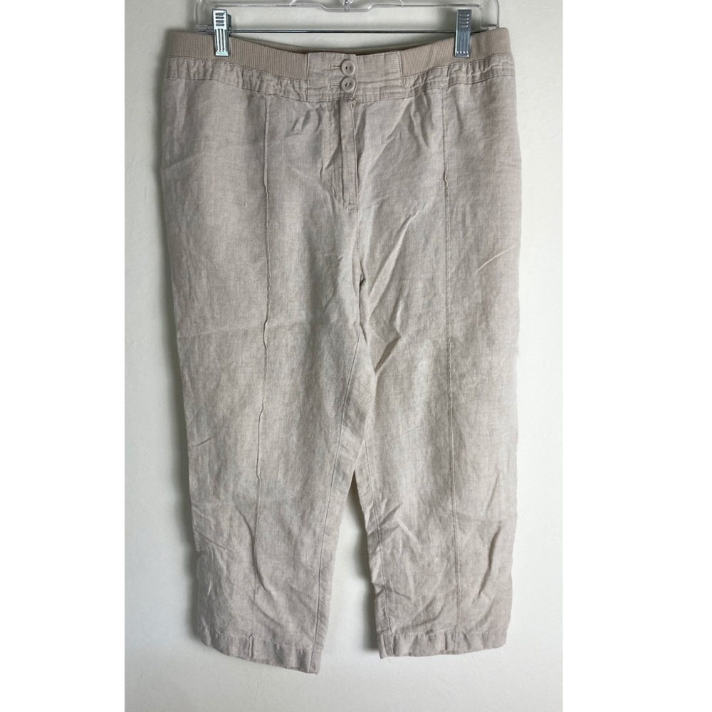 Chico’s linen crops size small